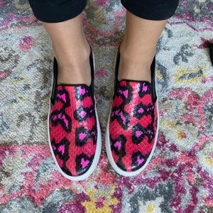 Pink Python Sergio Rossi Sneakers